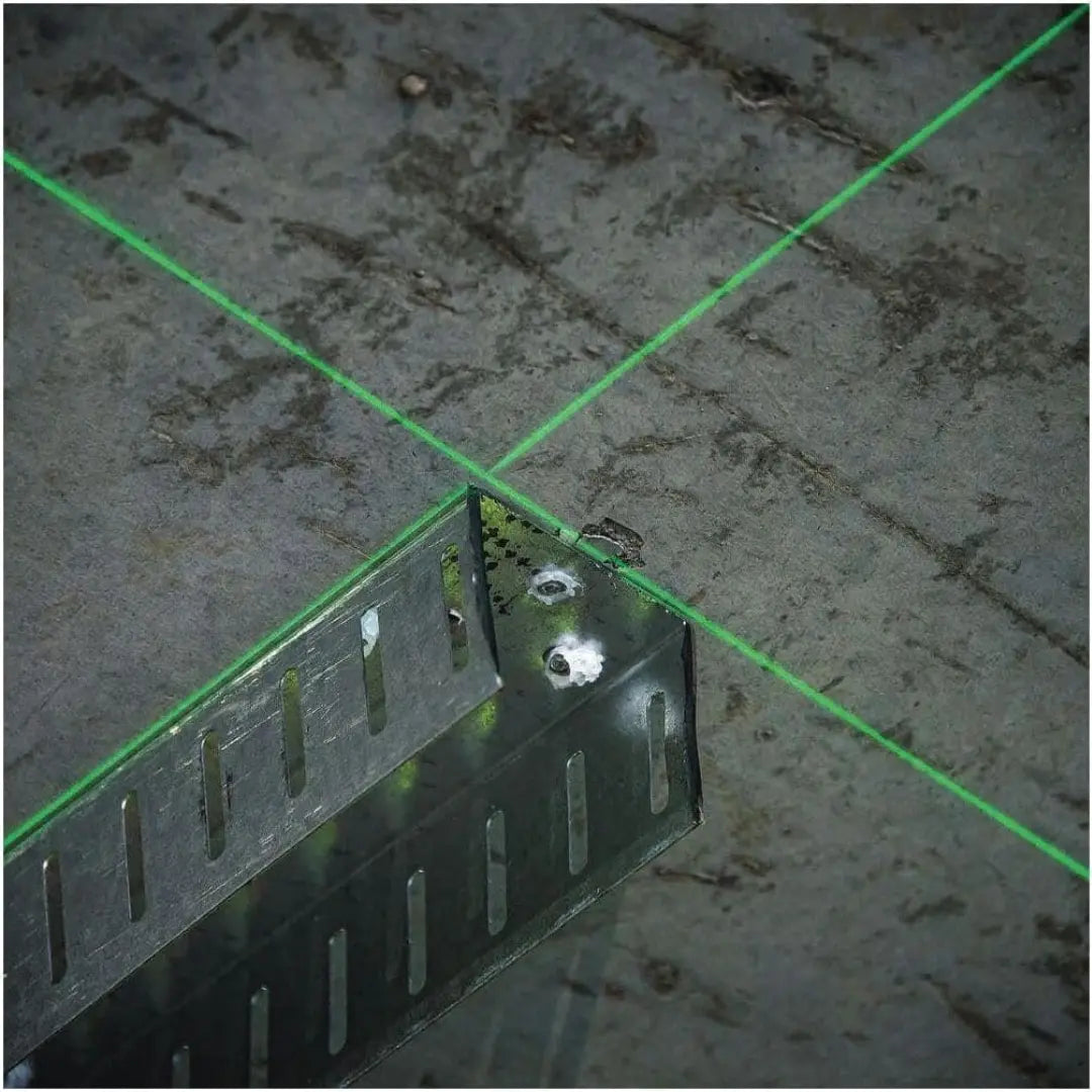 Láser verde DEXALT DS089LG de 12 líneas 360° – Cobertura en 3 planos, batería de iones de litio de 12V, alta precisión para construcción y renovación + BATERÍA Y CARGADOR GRATIS