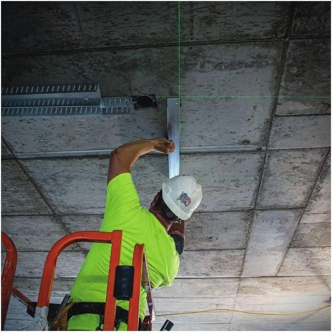 DEXALT DW089LG Green Laser Level 12 Lines 360° – 3-Plane Coverage, 12V Li-Ion Battery, High Precision for Construction and Renovation + BATTERY AND CHARGER INCLUDED