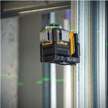 DEXALT DW089LG Green Laser Level 12 Lines 360° – 3-Plane Coverage, 12V Li-Ion Battery, High Precision for Construction and Renovation + BATTERY AND CHARGER INCLUDED