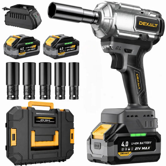 Dexalt RT550B 3-in-1 Impact Wrench & Cordless Drill & Screwdriver Brushless  High Torque Impact Gun Car Power Tools