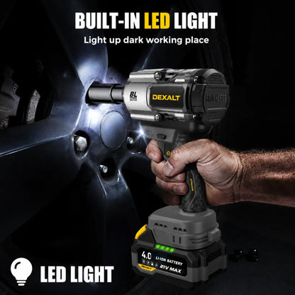 Dexalt RT550B 3-in-1 Impact Wrench & Cordless Drill & Screwdriver Brushless  High Torque Impact Gun Car Power Tools