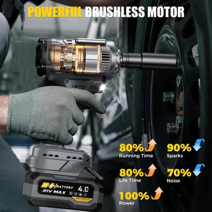 Dexalt RT550B 3-in-1 Impact Wrench & Cordless Drill & Screwdriver Brushless  High Torque Impact Gun Car Power Tools