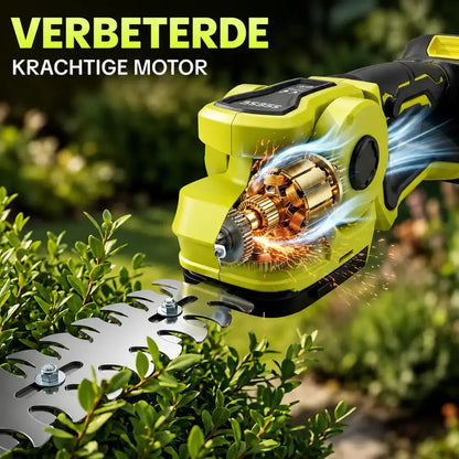 Dexalt R6 2-in-1 Draadloze Grasschaar & Heggenschaar, 21V Elektrische Handgrastrimmer & Struikschaar
