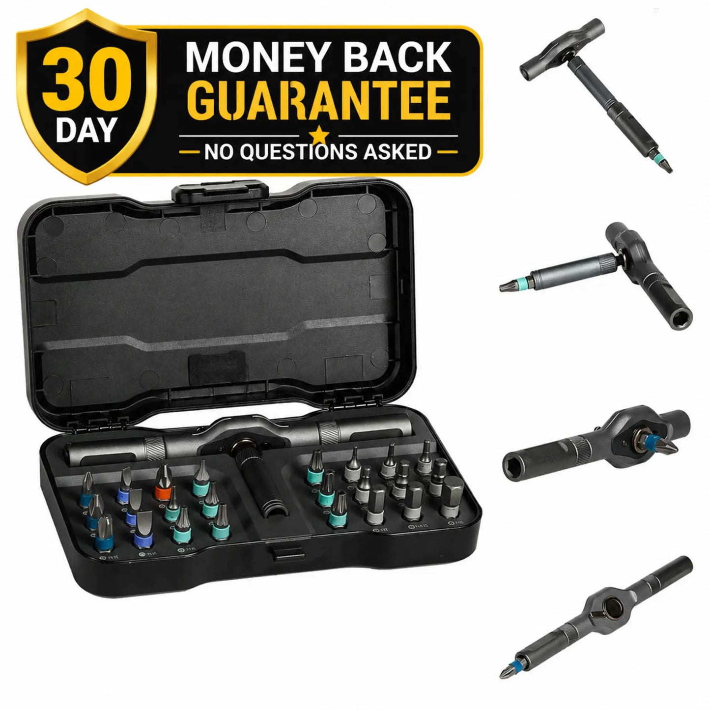DEXALT 24-in-1 Magnetic Screwdriver Set, MultifunctionalScrewdriver Drill Bit Set