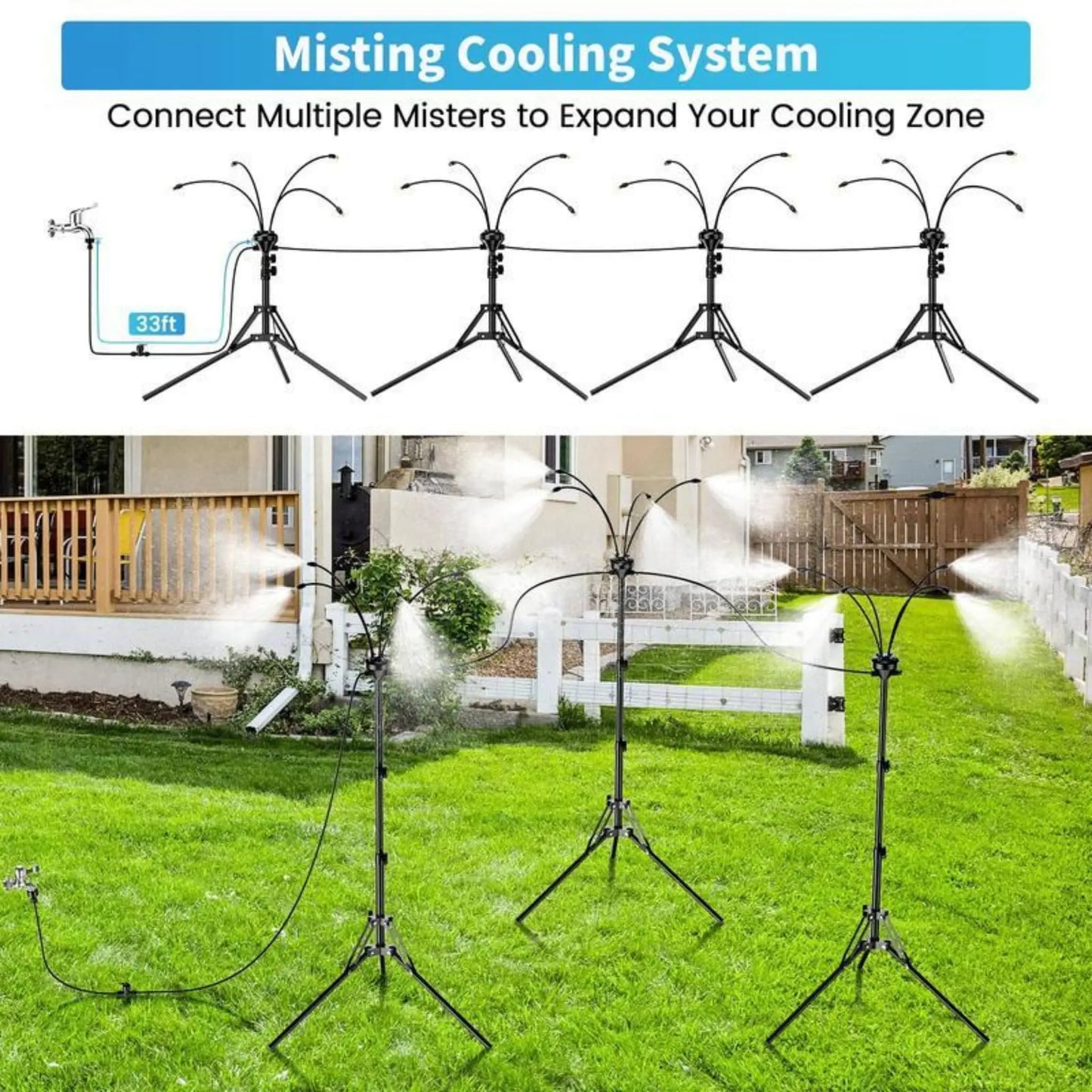 Dexalt PR92 32.8FT Outdoor Cooling Mist System