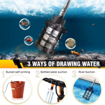 DEXALT R48 Cordless Pressure Washer with 4.0Ah Battery, Brushless Motor & 6-in-1 Nozzle