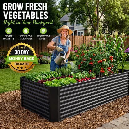 DEXALT Backyard Harvest™ Raised Garden Bed – Grow Fresh Vegetables At Home