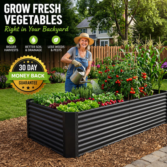 DEXALT Backyard Harvest™ Verhoogd Tuinbed – Kweek Verse Groenten Thuis