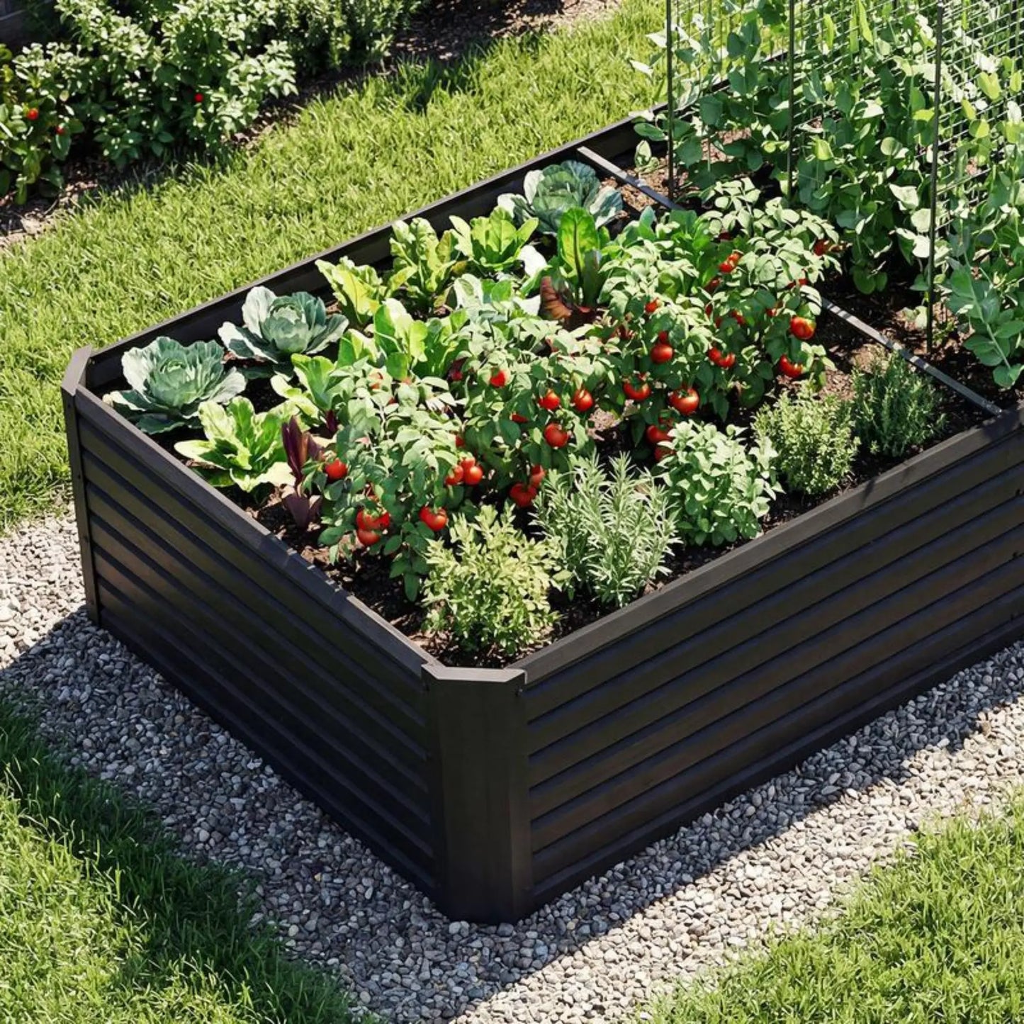 DEXALT Backyard Harvest™ Raised Garden Bed – Grow Fresh Vegetables At Home