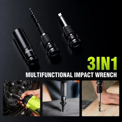 Dexalt RT550B 3-in-1 Impact Wrench & Cordless Drill & Screwdriver Brushless  High Torque Impact Gun Car Power Tools