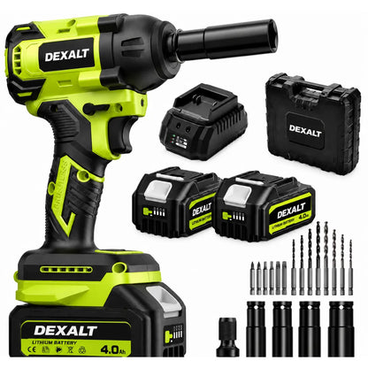 Dexalt RT550B 3-in-1 Impact Wrench & Cordless Drill & Screwdriver Brushless  High Torque Impact Gun Car Power Tools