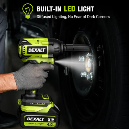 Dexalt RT550B 3-in-1 Impact Wrench & Cordless Drill & Screwdriver Brushless  High Torque Impact Gun Car Power Tools